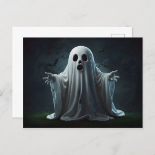 Funny Halloween Ghost Postkarte