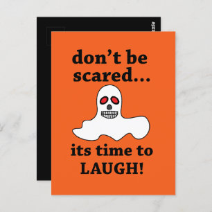 Funny Halloween Ghost Postkarte