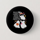 Funny Halloween Ghost Pun Boo Dinner Party Button (Vorderseite)