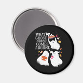 Funny Halloween Ghost Pun Boo Dinner Party Magnet (Vorderseite/Rückseite)