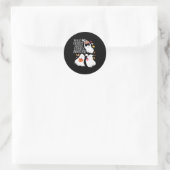 Funny Halloween Ghost Pun Boo Dinner Party Runder Aufkleber (Tasche)