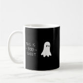 Funny Halloween Ghost This Is Boo Sheet Kaffeetasse (Links)
