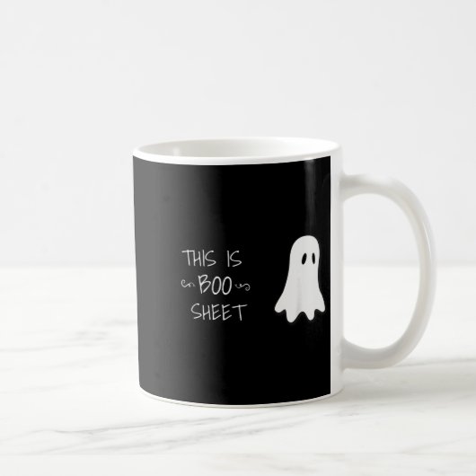 Funny Halloween Ghost This Is Boo Sheet Kaffeetasse (Rechts)