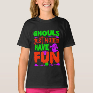 Funny Halloween Ghouls nur Wanna Spaß haben T-Shirt