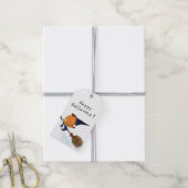 Funny Halloween Gift Tags Hexenkürbis Geschenkanhänger (Mit Garn)