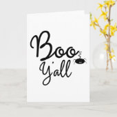 Funny Halloween Gifts - Boo Y'all Karte (Gelbe Blume)