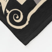 Funny Halloween Graphic Spooky Spirits Fleecedecke (Ecke)