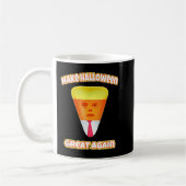 Funny Halloween Great Again Candy Corn Trump Kaffeetasse (Links)