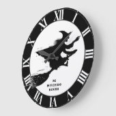 Funny Halloween Große Wanduhr (Winkel)