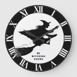 Funny Halloween Große Wanduhr