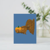Funny Halloween Guppy Postkarte (Stehend Vorderseite)