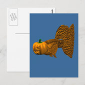 Funny Halloween Guppy Postkarte (Vorne/Hinten)