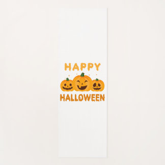 Funny Halloween Happy Halloween Pumpkins Yogamatte