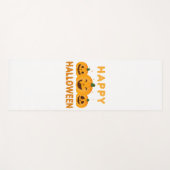 Funny Halloween Happy Halloween Pumpkins Yogamatte (Vorderseite (Horizontal))