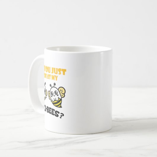 Funny Halloween hast du gerade meine Boo-Bienen C  Kaffeetasse (Vorderseite Links)