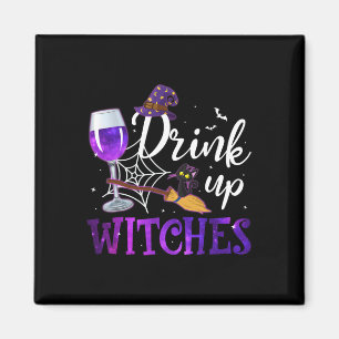 Funny Halloween Hat trinken Up Hexen Funny Drink U Magnet