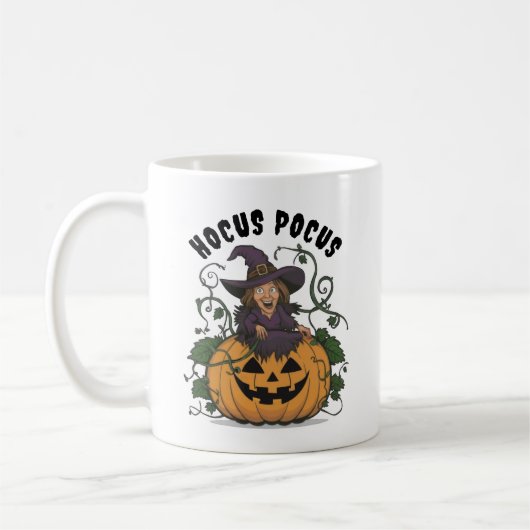Funny Halloween Hexe Kaffeetasse (Links)