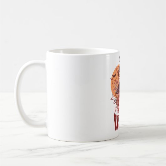 Funny Halloween Hexe Kaffeetasse (Links)