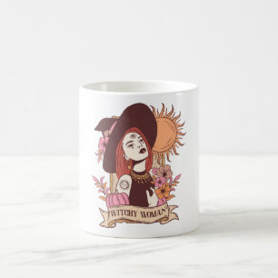 Funny Halloween Hexe Kaffeetasse