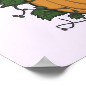 Funny Halloween Hexe Poster (Ecke)