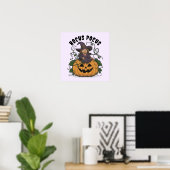 Funny Halloween Hexe Poster (Heimbüro)