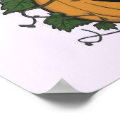 Funny Halloween Hexe Poster (Ecke)