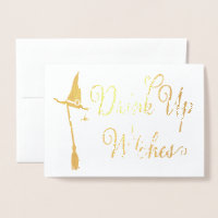 Funny Halloween Hexe Real Foil