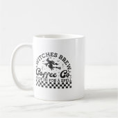Funny Halloween Hexen Brew Coffee Co Stopp für ein Kaffeetasse (Links)