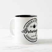 Funny Halloween Hexen Brew Zwei-Tone-Tasse Zweifarbige Tasse (Vorderseite Links)