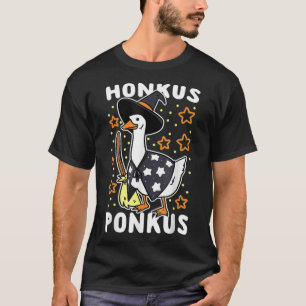 Funny Halloween Hexen Duck Niedlich Honkus Ponkus  T-Shirt
