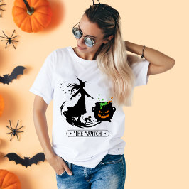 Funny Halloween Hexenbraun T-Shirt