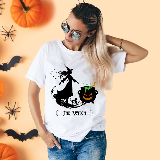 Funny Halloween Hexenbraun T-Shirt