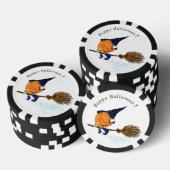 Funny Halloween Hexenkürbis Fliegende Poker Chips (Stapel)