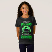 Funny Halloween Hexenwechsel Neon Green T - Shirt (Vorne ganz)