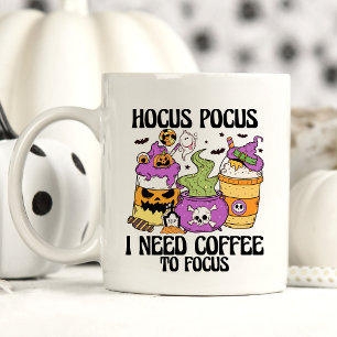 Funny Halloween Hocus Pocus Sprichwort Kaffeetasse