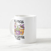 Funny Halloween Hocus Pocus Sprichwort Kaffeetasse (Vorderseite Links)