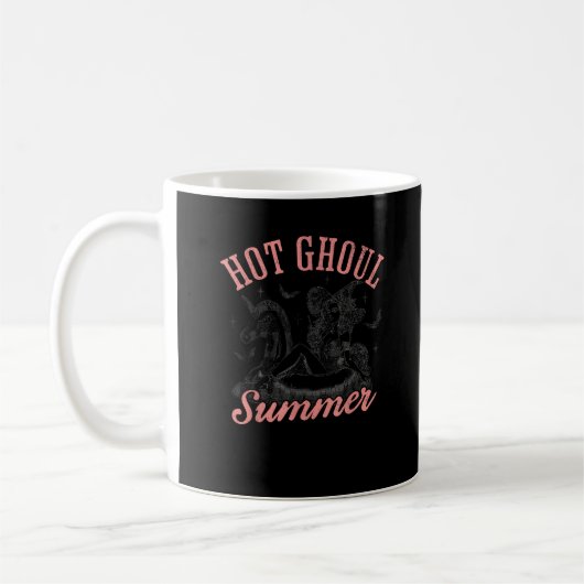 Funny Halloween Hot Ghoul Summer Summerween Kaffeetasse (Links)