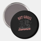 Funny Halloween Hot Ghoul Summer Summerween Magnet (Vorderseite/Rückseite)