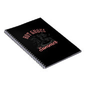 Funny Halloween Hot Ghoul Summer Summerween Notizblock (Rechte Seite)