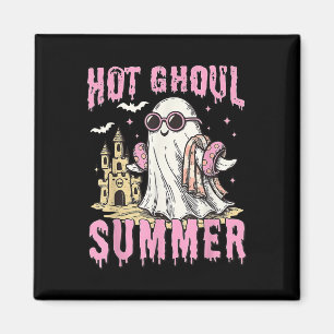 Funny Halloween Hot Ghoul Summer Summerween Spooky Magnet