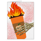 Funny Halloween Hot Pumpkin Spice Latte (Vorne)