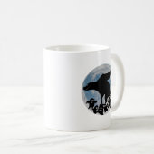 Funny Halloween Hund Kaffeetasse (VorderseiteRechts)