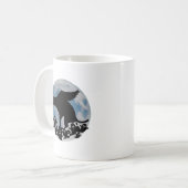 Funny Halloween Hund Kaffeetasse (Vorderseite Links)