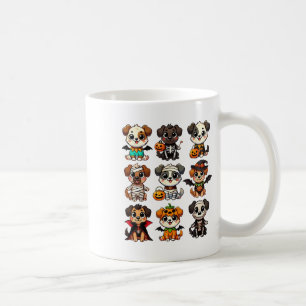 Funny Halloween Hunde Ghost Pumpkin Spooky Saison Kaffeetasse