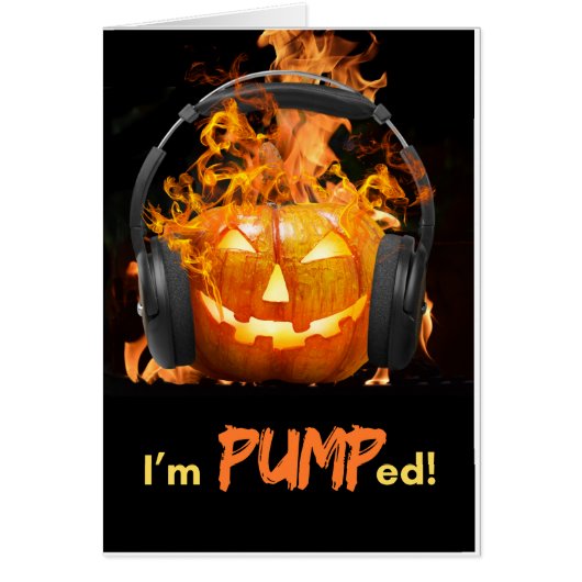 Funny Halloween Ich bin gepumpt Jack o'Lantern (Vorne)
