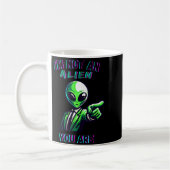Funny Halloween I'm Not An Alien, You Are  Kaffeetasse (Links)