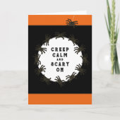 Funny Halloween Karte (Vorderseite)