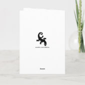 Funny Halloween Karte (Rückseite)