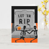 Funny Halloween Karte (Gelbe Blume)