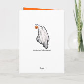 Funny Halloween Karte (Rückseite)